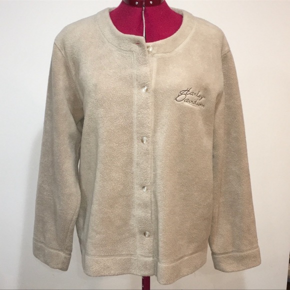 Harley-Davidson chunky button up sweater - Picture 2 of 6